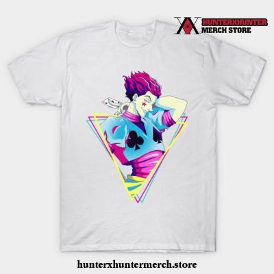 Hisoka Hunterxhunter - Retro T-Shirt White / S