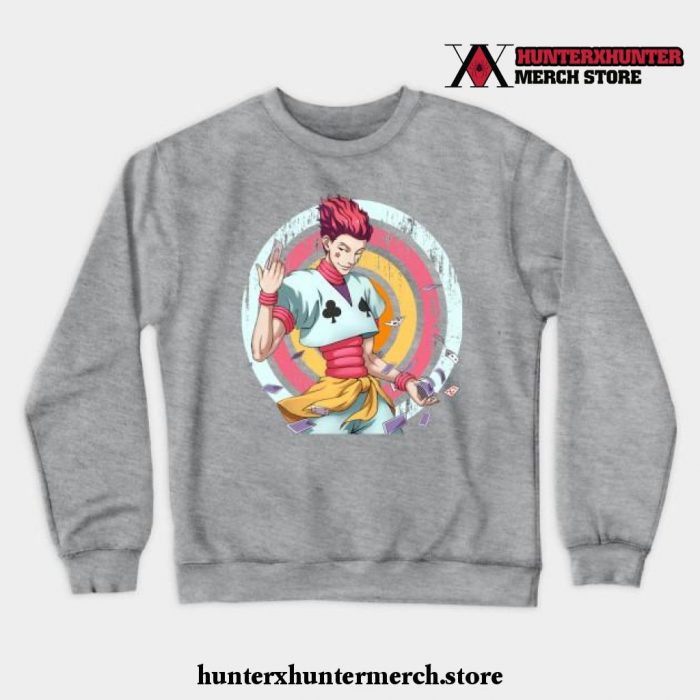 Hisoka Morow Crewneck Sweatshirt Gray / S