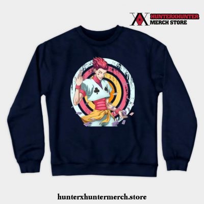 Hisoka Morow Crewneck Sweatshirt Navy Blue / S