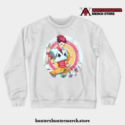 Hisoka Morow Crewneck Sweatshirt White / S