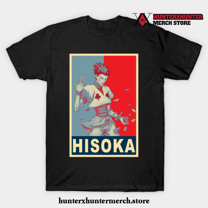 Hisoka Poster T-Shirt Black / S