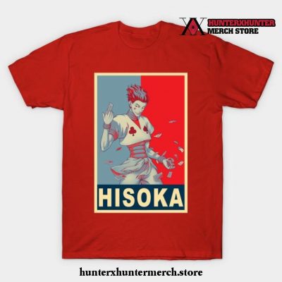 Hisoka Poster T-Shirt Red / S