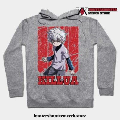 Hunter X Hunter-Killua Hoodie Gray / S