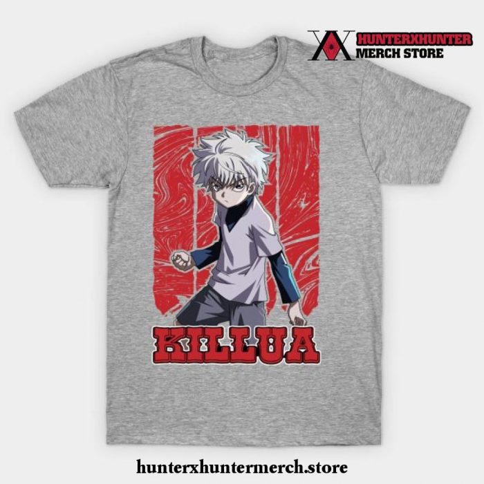 Hunter X Hunter-Killua T-Shirt Gray / S