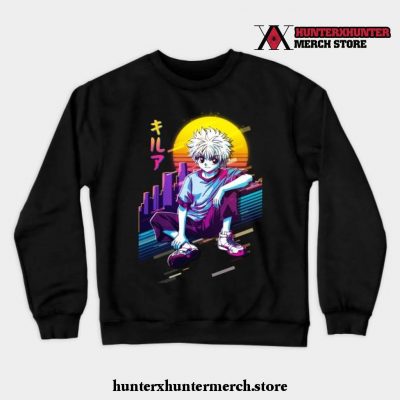 Hunter X Killua Zoldyck Crewneck Sweatshirt Black / S