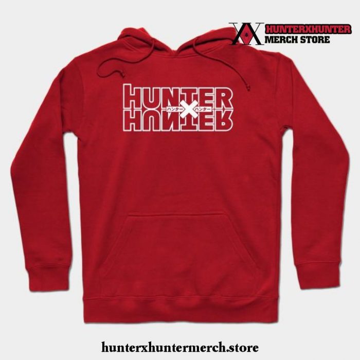 Hunter X Logo Hoodie Red / S