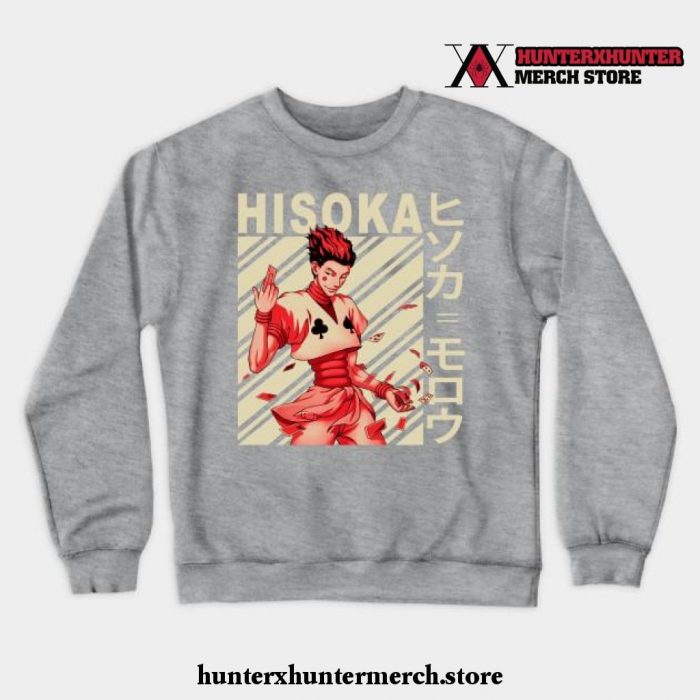 Hxh Hisoka Morrow Crewneck Sweatshirt Gray / S