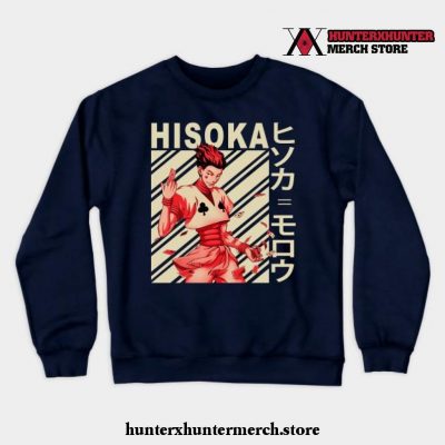 Hxh Hisoka Morrow Crewneck Sweatshirt Navy Blue / S