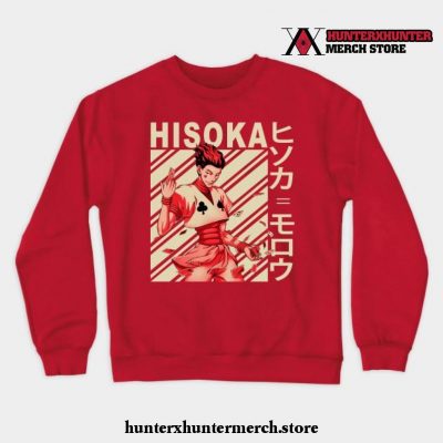 Hxh Hisoka Morrow Crewneck Sweatshirt Red / S