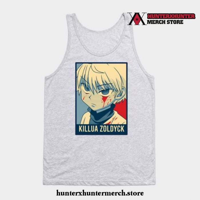 Hxh Killua Zoldyck Tank Top Gray / S