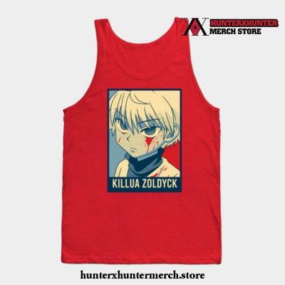 Hxh Killua Zoldyck Tank Top Red / S