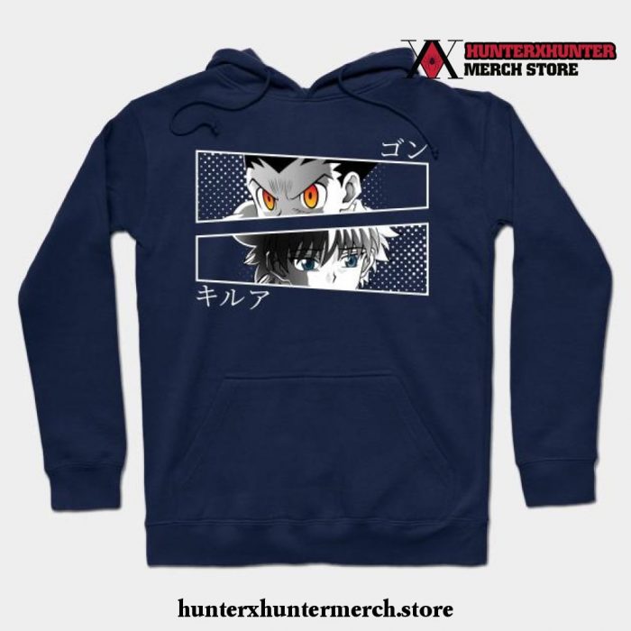 Killua And Gon Hoodie Navy Blue / S