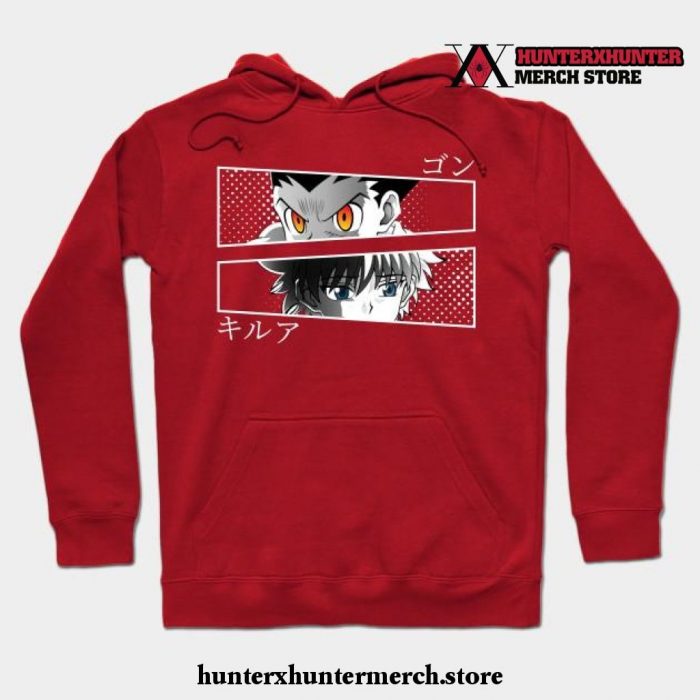 Killua And Gon Hoodie Red / S