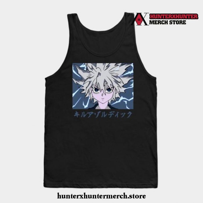 Killua Lightning Mode Tank Top Black / S