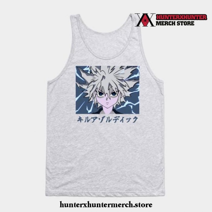 Killua Lightning Mode Tank Top Gray / S