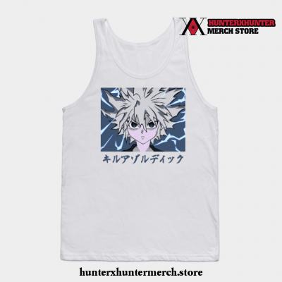 Killua Lightning Mode Tank Top White / S