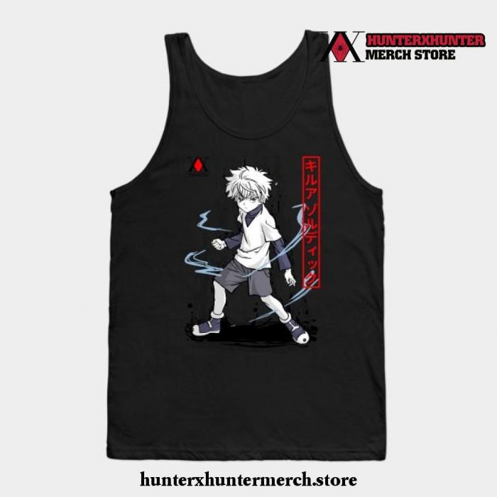 Killua Zoldyck Tank Top Black / S