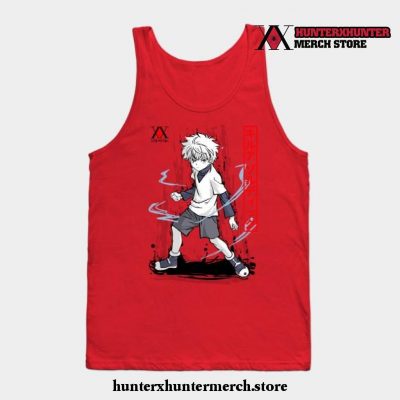 Killua Zoldyck Tank Top Red / S