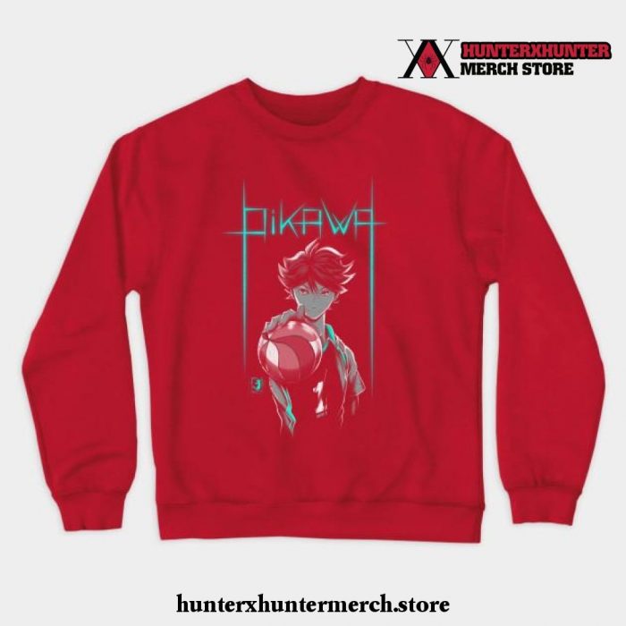 Oikawa Crewneck Sweatshirt Red / S