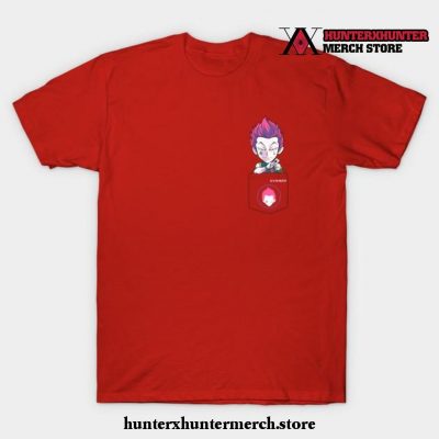 Pocket Chibi Hisoka Morow T-Shirt Red / S