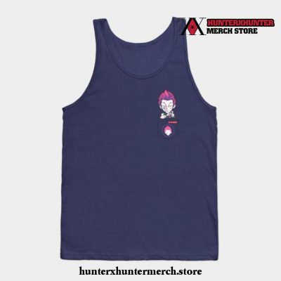 Pocket Chibi Hisoka Morow Tank Top Navy Blue / S