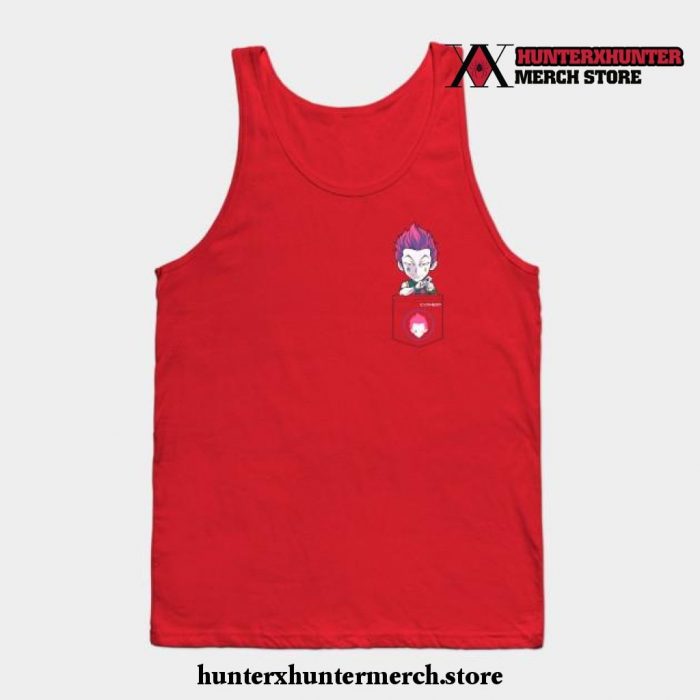 Pocket Chibi Hisoka Morow Tank Top Red / S