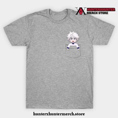 Pocket Killua T-Shirt Gray / S