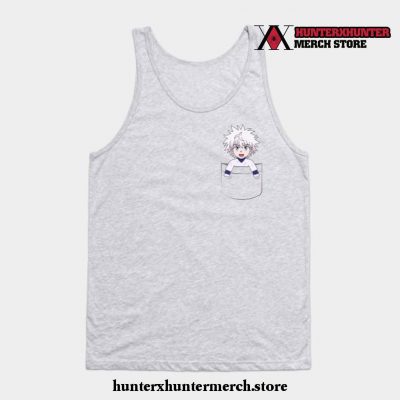 Pocket Killua Tank Top Gray / S