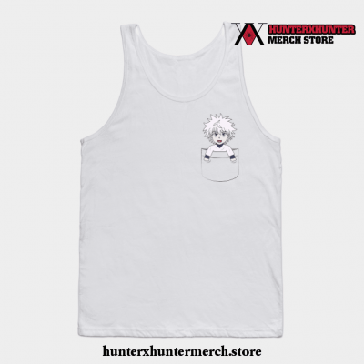 Pocket Killua Tank Top White / S