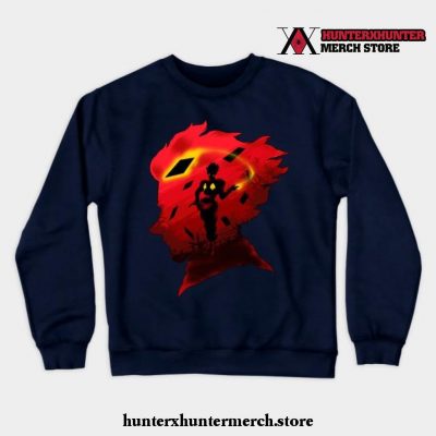 Poker Face Crewneck Sweatshirt Navy Blue / S