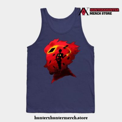 Poker Face Tank Top Navy Blue / S