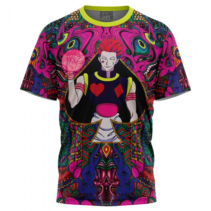 Mystic Faces Hisoka Hunter X Hunter T Shirt 3D FRONT Mockup - Hunter X Hunter Store