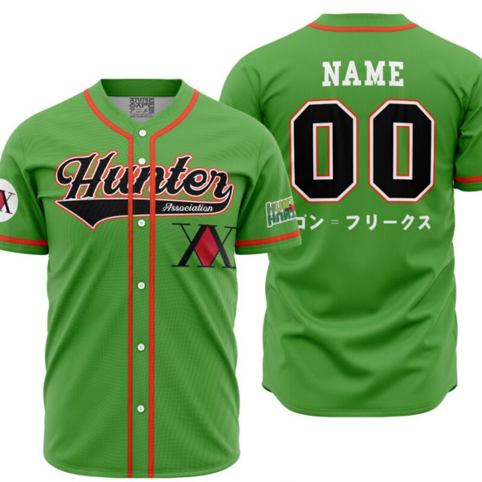 Personalized Hunter Association Gon HXH AOP Baseball Jersey MAIN Mockup 800x800 1 - Hunter X Hunter Store