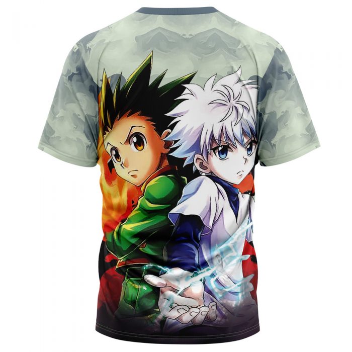 Power Duo Gon Killua Hunter X Hunter T Shirt 3D BACK Mockup - Hunter X Hunter Store