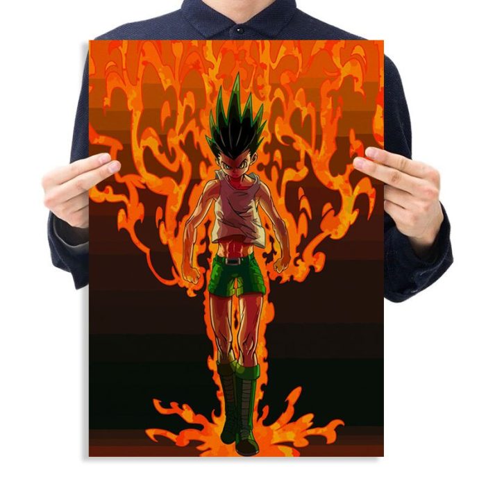 Hunter X Hunter Posters Hisoka Kraft Paper Vintage Killua Gon Anime Poster Wall Art Painting Home - Hunter X Hunter Store