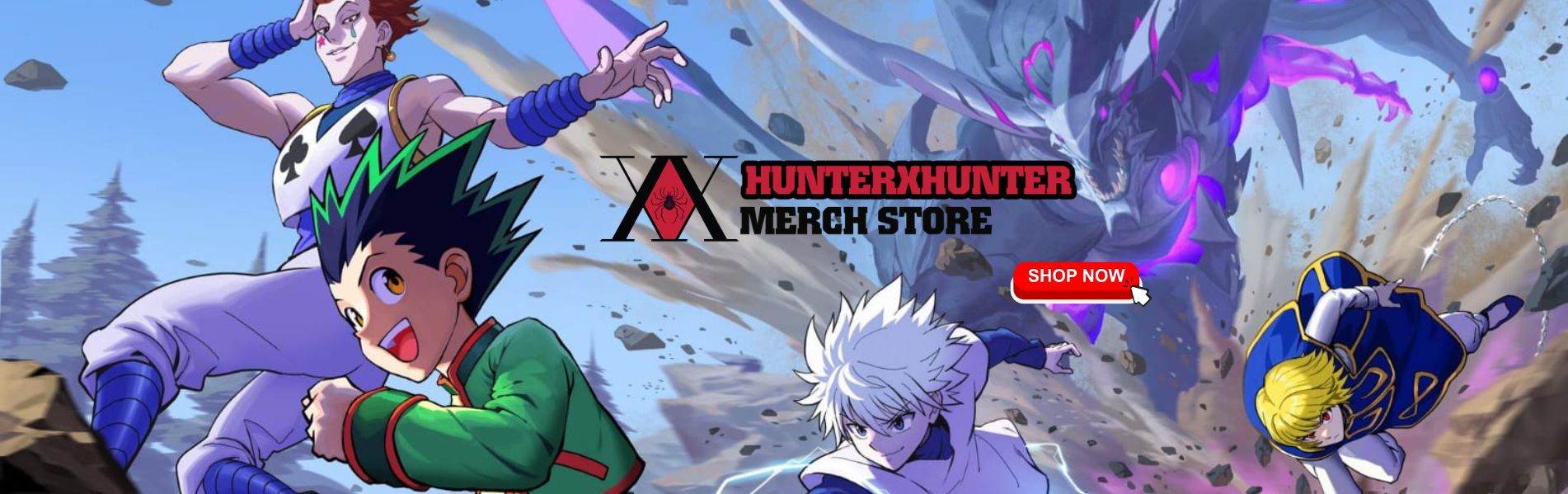 HunterxHunter Merch Banner - Hunter X Hunter Store