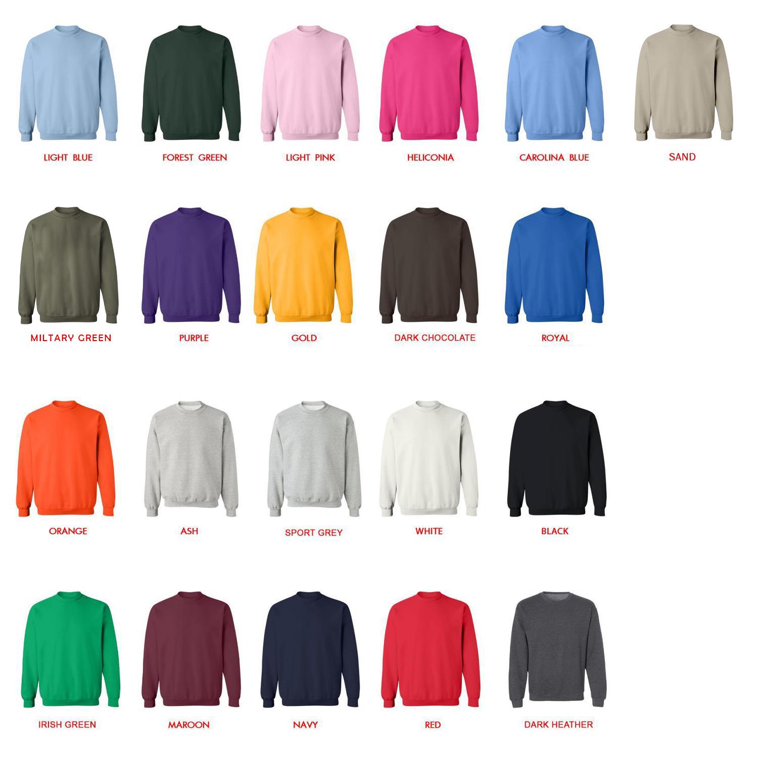 sweatshirt color chart - Hunter X Hunter Store