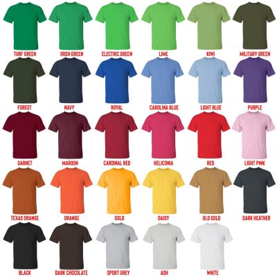 t shirt color chart - Hunter X Hunter Store